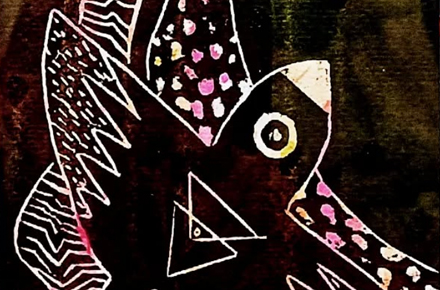 Valentina Escuti, Grabado, Xilografía en Pichilemu